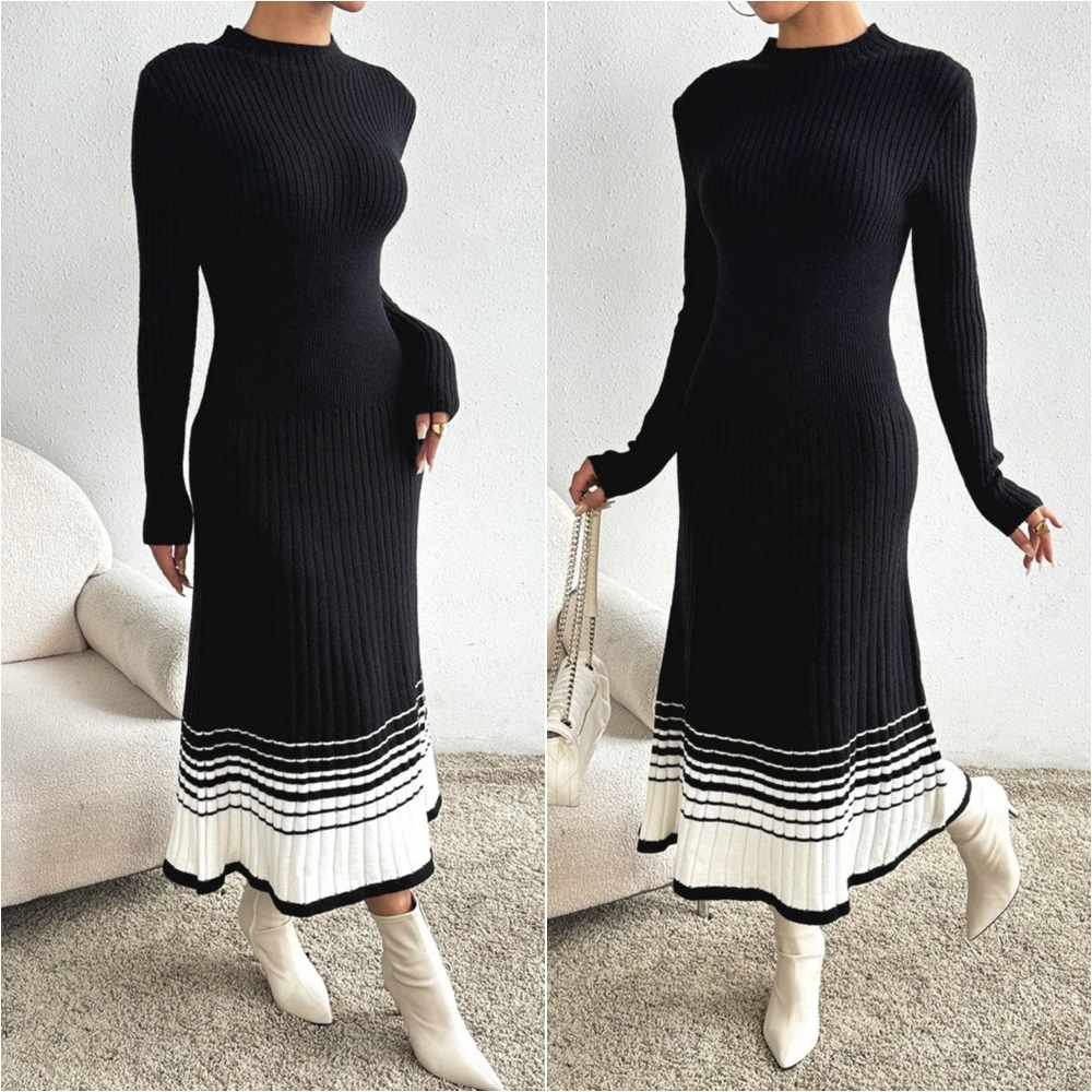 Bold Balance Sweater Dress
